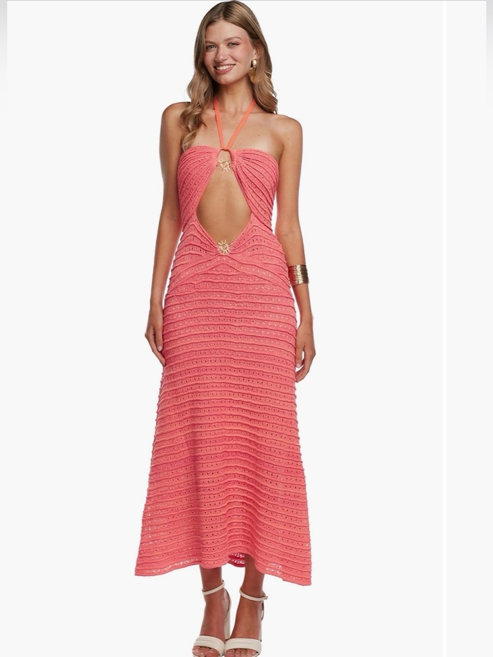 Zully Sunset Crochet Dress in Gradient